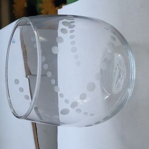 Princess house stemless wine glasses. In box, never used.  Red wine